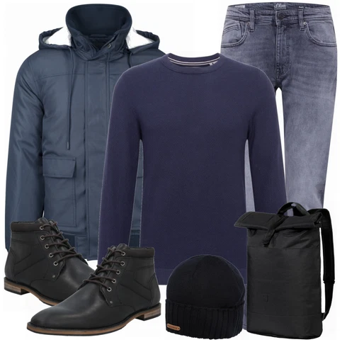 Blau Rucksack Ucon Acrobatics kombinieren