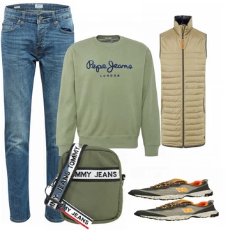 Outfit mit Blau Sneaker New Balance "Alltags Outfit"