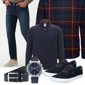 Outfit mit Schwarz Sneaker Tom Tailor "Alltags Outfit"
