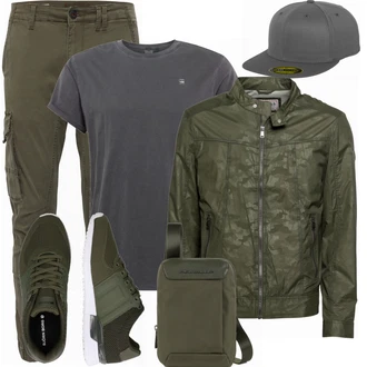 Outfit mit Grün Sneaker bjÖrn Borg "Alltags Outfit"