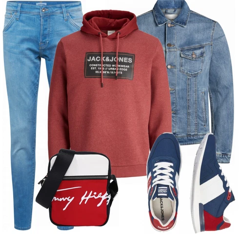Blau/Türkis Hose Große Größe Jack & Jones kombinieren