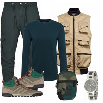 Winter Outfits mit Beige Jack & Jones "Alltags Outfit"