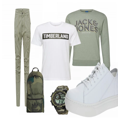 Blau Rucksack Adidas Originals kombinieren
