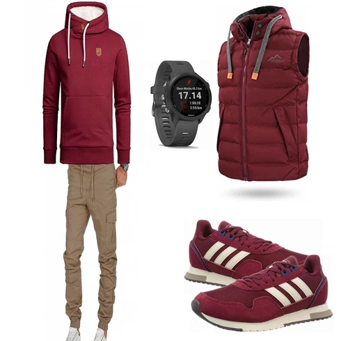 Rot Winter Parka Normani kombinieren