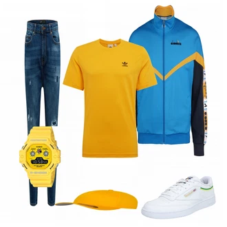 Outfit mit Weiß Sneaker Reebok Classic "Alltags Outfit"