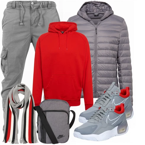 Schal Tommy Hilfiger kombinieren mit Grau Sommerjacke Urban Classics