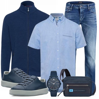 Outfit mit Grau Sneaker Camper "Alltags Outfit"
