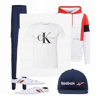 Outfit mit Blau Hut Reebok Classic "Alltags Outfit"