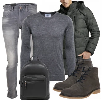 Winter Outfits mit Blau Tom Tailor "Alltags Outfit"