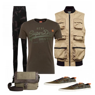 Outfit mit Grau Sneaker Replay "Alltags Outfit"