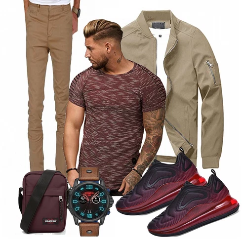 Grün Overall/Sommerjacke KEFITEVD kombinieren mit Blau Trachtenmode Sinoes