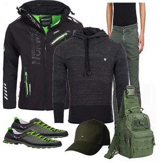 Outfit mit Blau Salewa "Alltags Outfit"