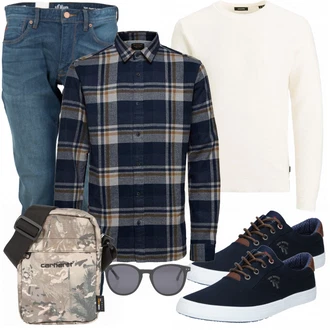 Outfit mit Schwarz Sneaker Tom Tailor "Alltagsoutfit"
