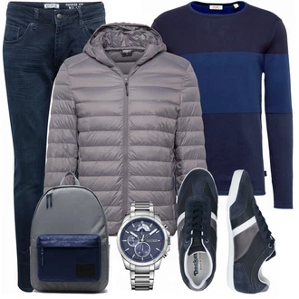 Outfit mit Blau EDC by Esprit "Alltagsoutfit"