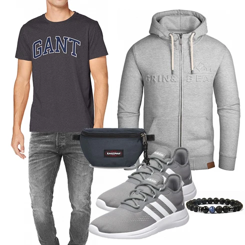 Hose/Overall/Tasche/Schuh/Hemd/Accessoire Grin&Bear kombinieren