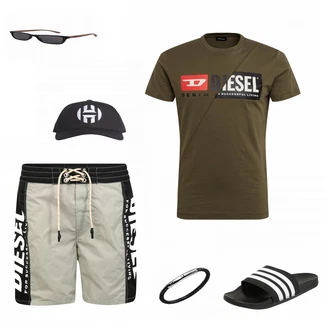 Outfit mit Blau Hut Adidas Performance "Alltagsoutfit"