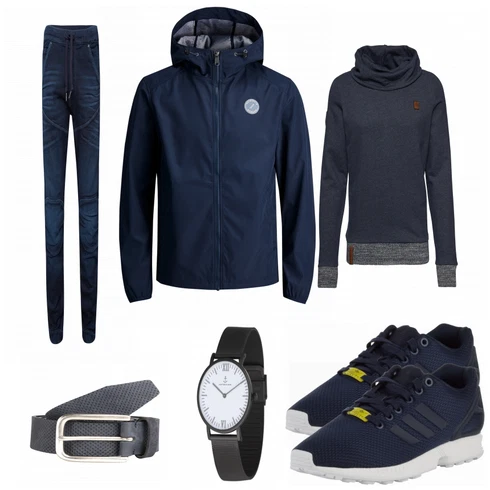 Blau Sportschuh Adidas Originals kombinieren