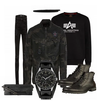 Outfit mit Blau Unkategorisiert Tigha "ALPHA"