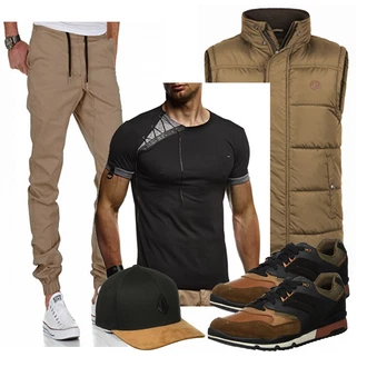 Outfit mit Blau Volcom "Amaci"