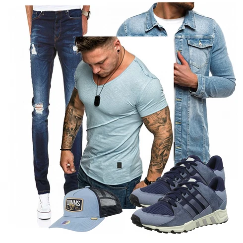 Blau Overall Amaci&Sons kombinieren