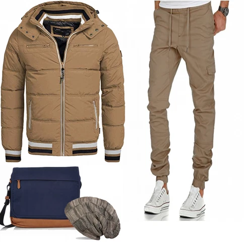 Braun Accessoire/Winter Parka/Regenjacke Indicode Jeans kombinieren