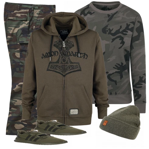 Mischfarben Accessoire Hut KnowledgeCotton Apparel kombinieren