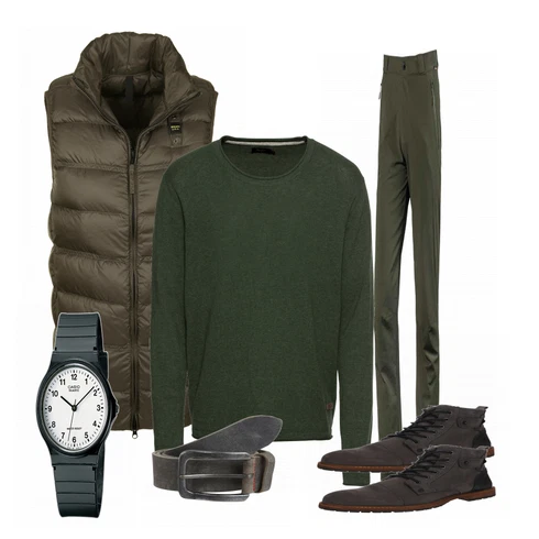 Grün Stiefel Bullboxer kombinieren