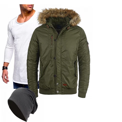 Blau Overall/Winter Parka Blend kombinieren