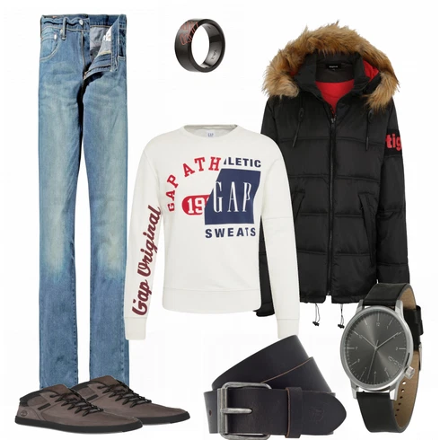 Blau Accessoire Gürtel Tom Tailor Denim kombinieren