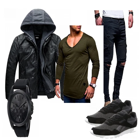 Blau Jacke Winter Parka Wantdo kombinieren