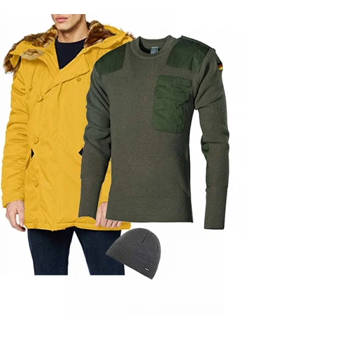 Gelb Overall Alpha Industries kombinieren