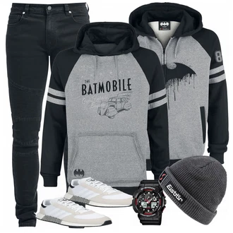 Outfit mit Grau Unkategorisiert Batman, Grau Batman "Batman"
