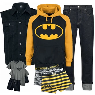 Outfit mit Blau Unkategorisiert Batman, Rot Batman "Batman Pullover"