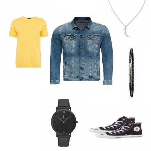 Blau Sommer Schuh Converse kombinieren mit Schmuck, Schmuck