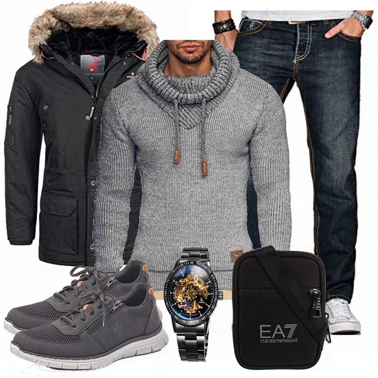 Bequemes Winter Outfit