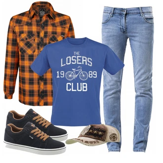 Outfit mit Schwarz Sneaker/Leder Sneaker Lico "BEST"