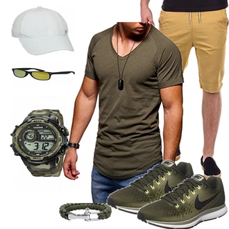 Outfit mit Grau/Grün/Blau Columbia "BestAdvice"