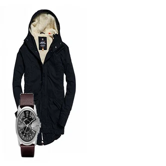 Outfit mit Mischfarben Overall/Jacke Winter Parka Superdry "bg22"
