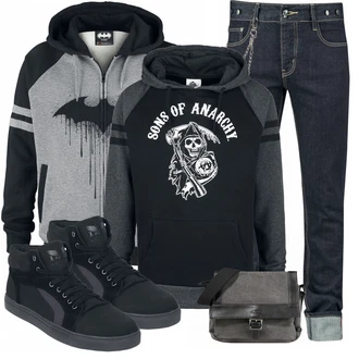 Outfit mit Grau Unkategorisiert Batman "Black Premium by EMP"
