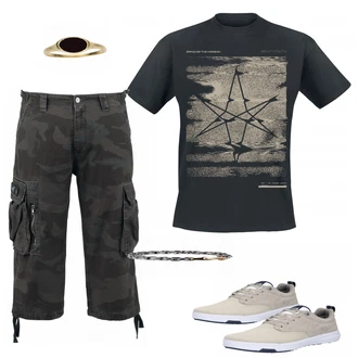Outfit mit Gelb Sneaker Pepe Jeans "Black Premium"