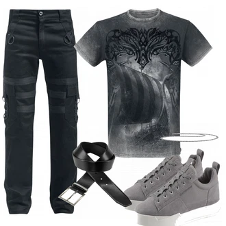 Outfit mit Weiß Sneaker G-Star Raw "Black Premium"