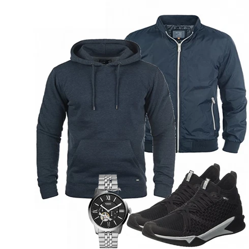 Blau Sportschuh Puma kombinieren