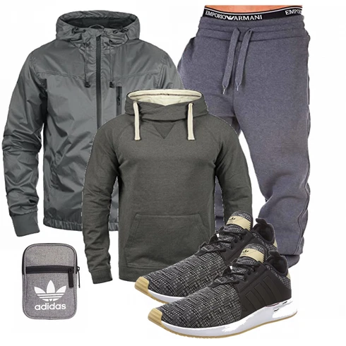 Grau Overall/Regenjacke Blend kombinieren