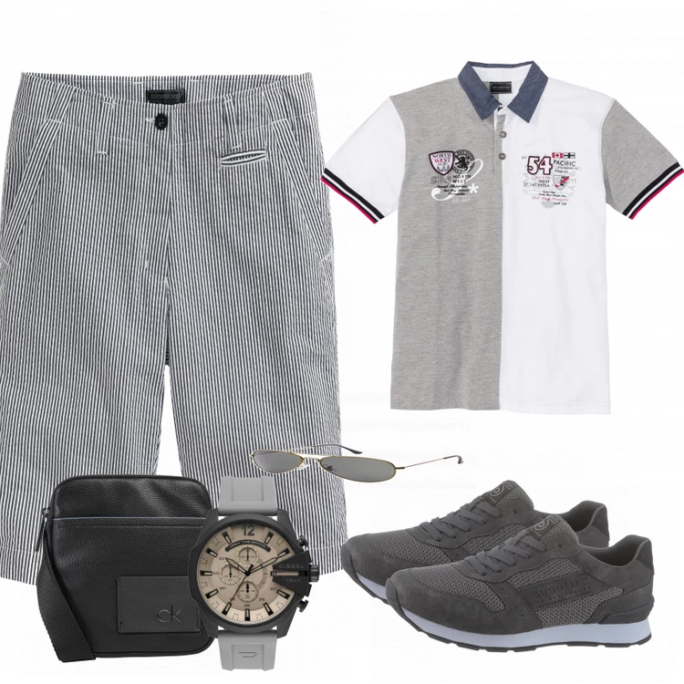 Blocking Poloshirt