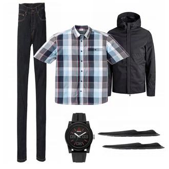 Outfit mit Schwarz Hausschuh Bonprix "Bonprix"