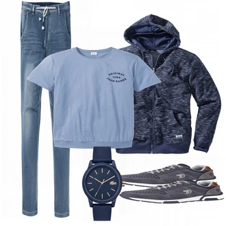 Outfit mit Braun Sneaker Tom Tailor "Bonprix"