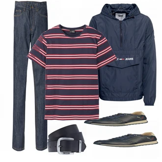 Outfit mit Blau Sportschuh Pikolinos "Bonprix Casual"
