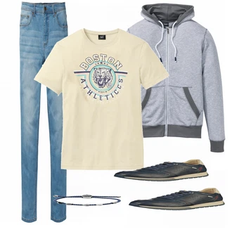 Outfit mit Blau Sportschuh Pikolinos "Bonprix"