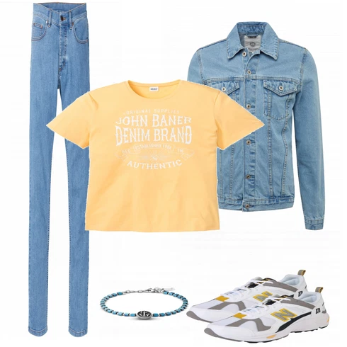 Gelb T-Shirt & Top T-Shirt Bonprix kombinieren