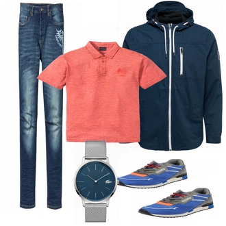 Outfit mit Weiß Sneaker Replay "Bonprix Look"